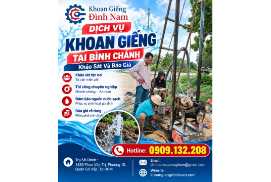 Dịch Vụ Khoan Giếng Tại Bình Chánh – Khảo Sát Và Báo Giá