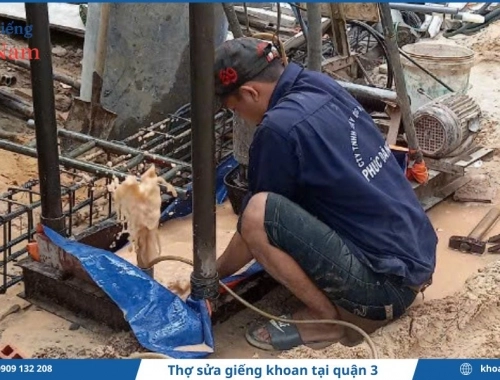 Thợ sửa giếng khoan tại Quận 3