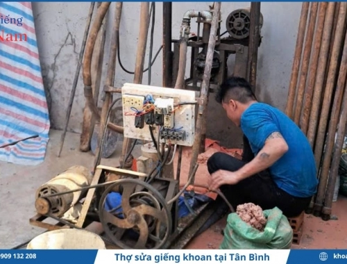 Thợ sửa giếng khoan tại Tân Bình