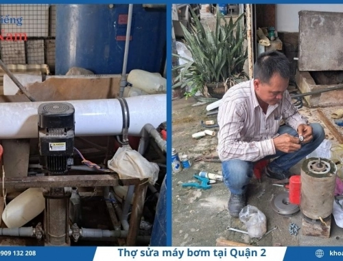 Dịch vụ thợ sửa máy bơm tại Quận 2