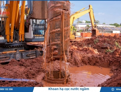 Dịch vụ khoan hạ mực nước ngầm