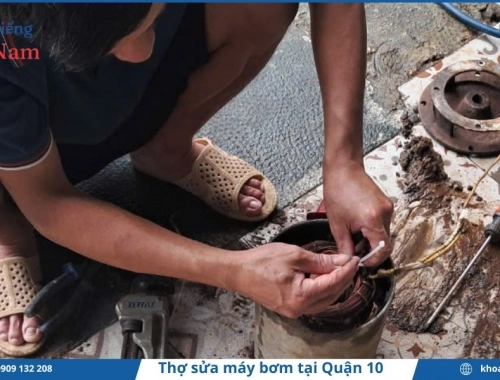 Dịch vụ thợ sửa máy bơm tại Quận 10